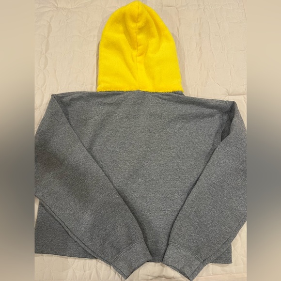 Michigan cropped sweatshirt with fleece hood. Size small. - Picture 3 of 3